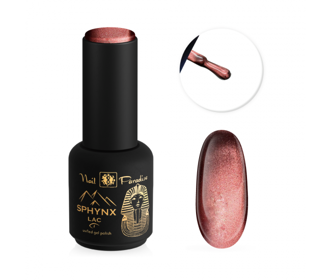 SPHYNX LAC CAT EYE GEL POLISH 918005 - CRIMSON RADIANCE 10ML