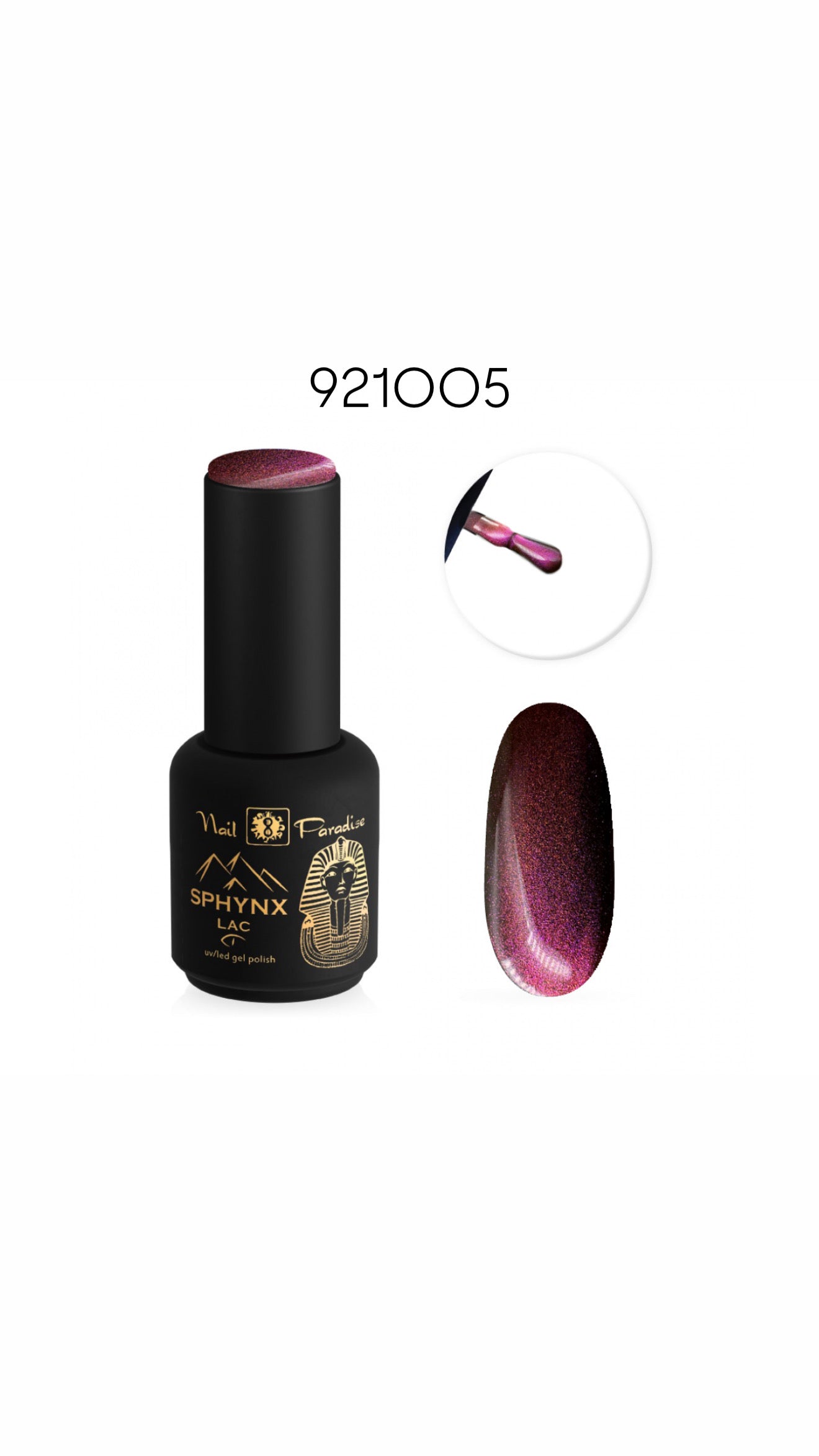 SPHYNX LAC CAT EYE GEL POLISH - LIQUID STEEL 10ML 921005