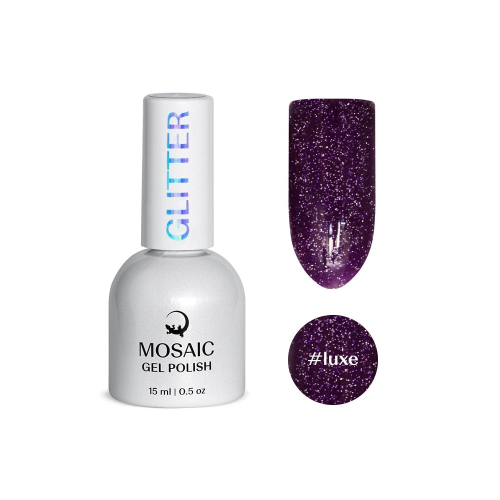 Gel Polish GLITTER Collection - LUXE 15ml