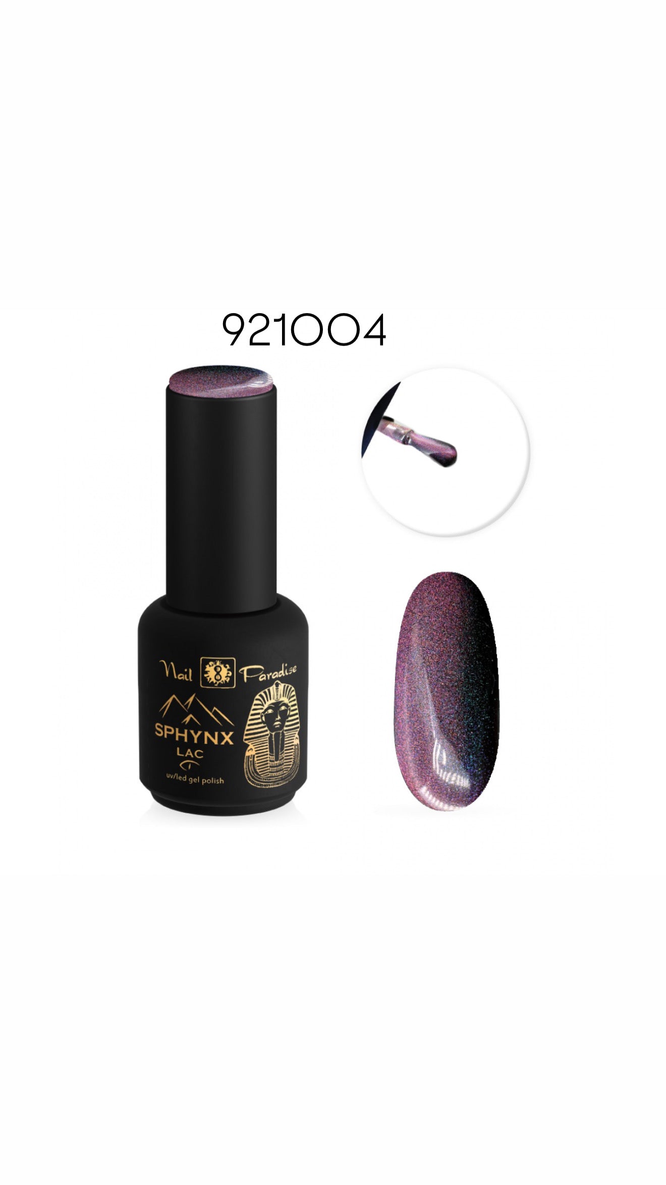 SPHYNX LAC CAT EYE GEL POLISH - ONYX SPEEL 10ML 921004