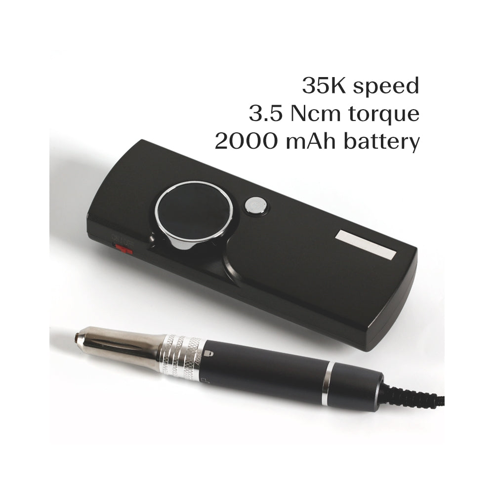 Manicure e-file med 2000 mAh batteriet