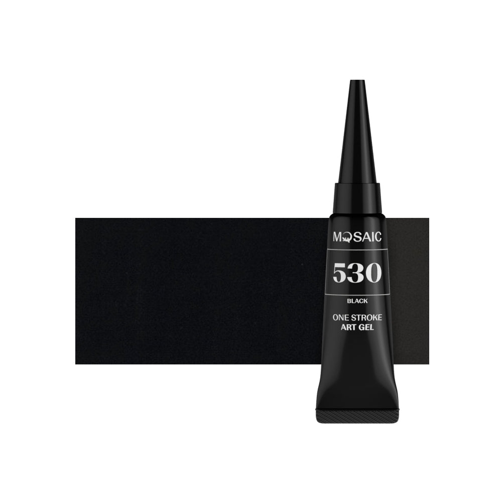 ONE STROKE Art Gel - BLACK (530) 5 ml