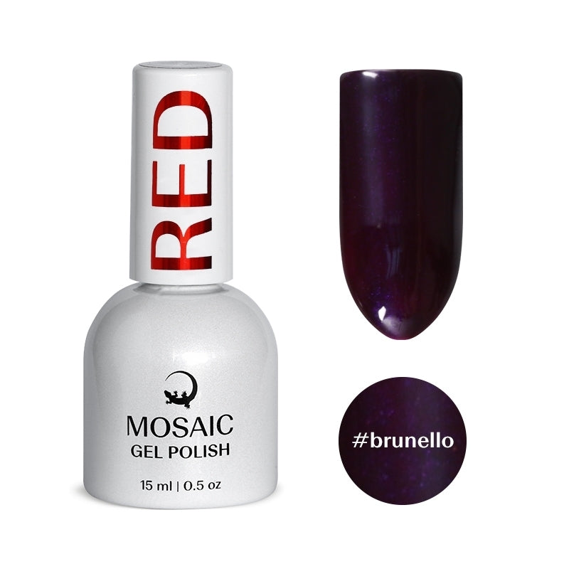 Gel Polish RED Collection - BRUNELLO 15ml TPO free