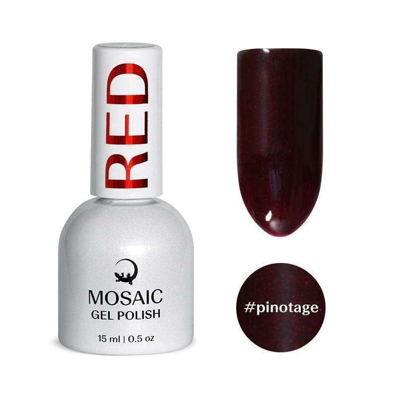 Gel Polish RED Collection - PINOTAGE 15ml TPO free