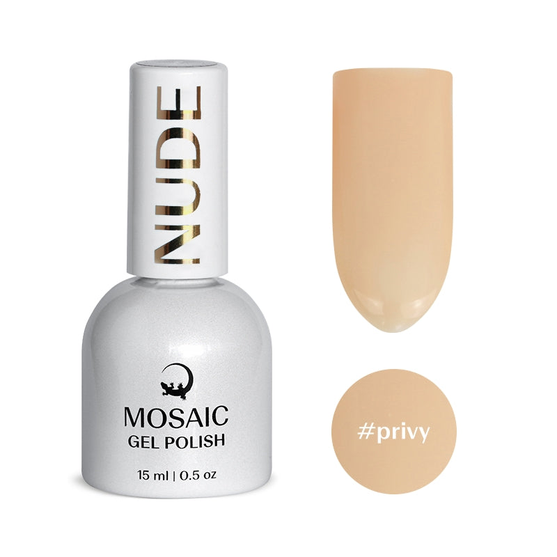 Gel Polish NUDE Collection - PRIVY 15ml TPO free