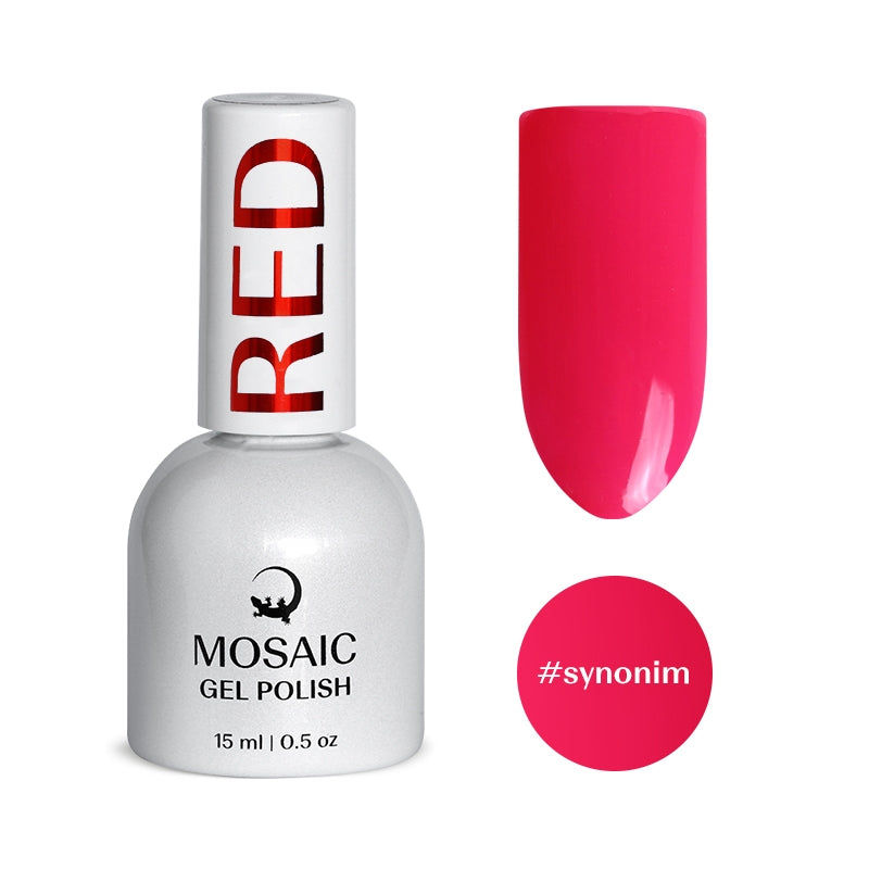 Gel Polish RED Collection - SYNONYM 15ml