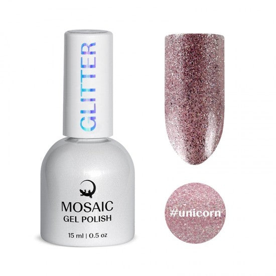 Gel Polish GLITTER Collection - UNICORN 15ml TPO free
