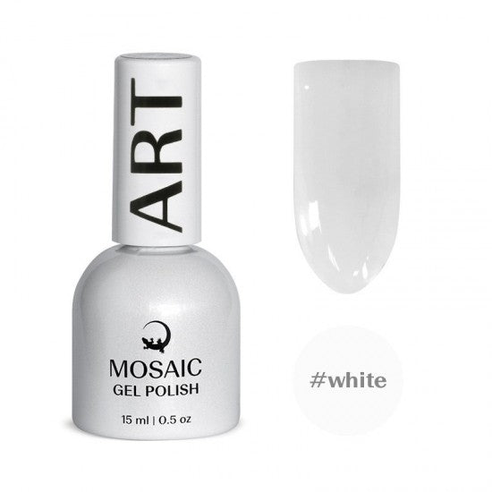 Gel Polish ART Collection - WHITE 15ml TPO free