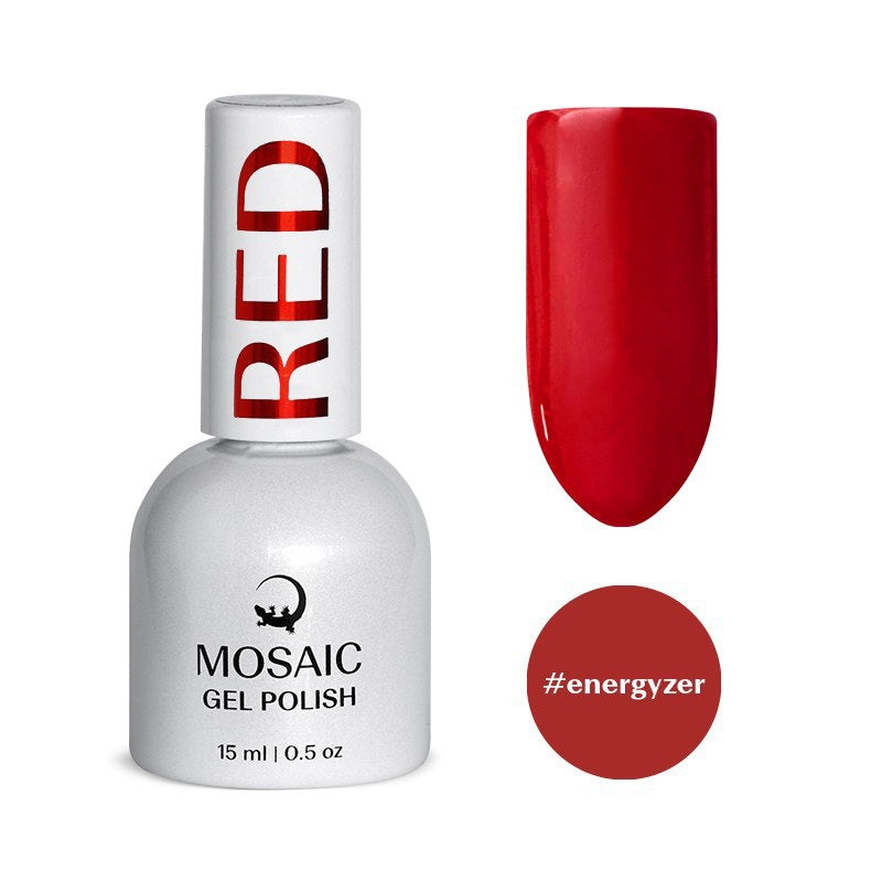 Gel Polish RED Collection - ENERGYZER 15ml TPO free