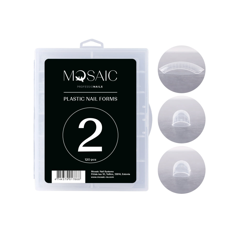 Plastic Nail Top Forms no.2