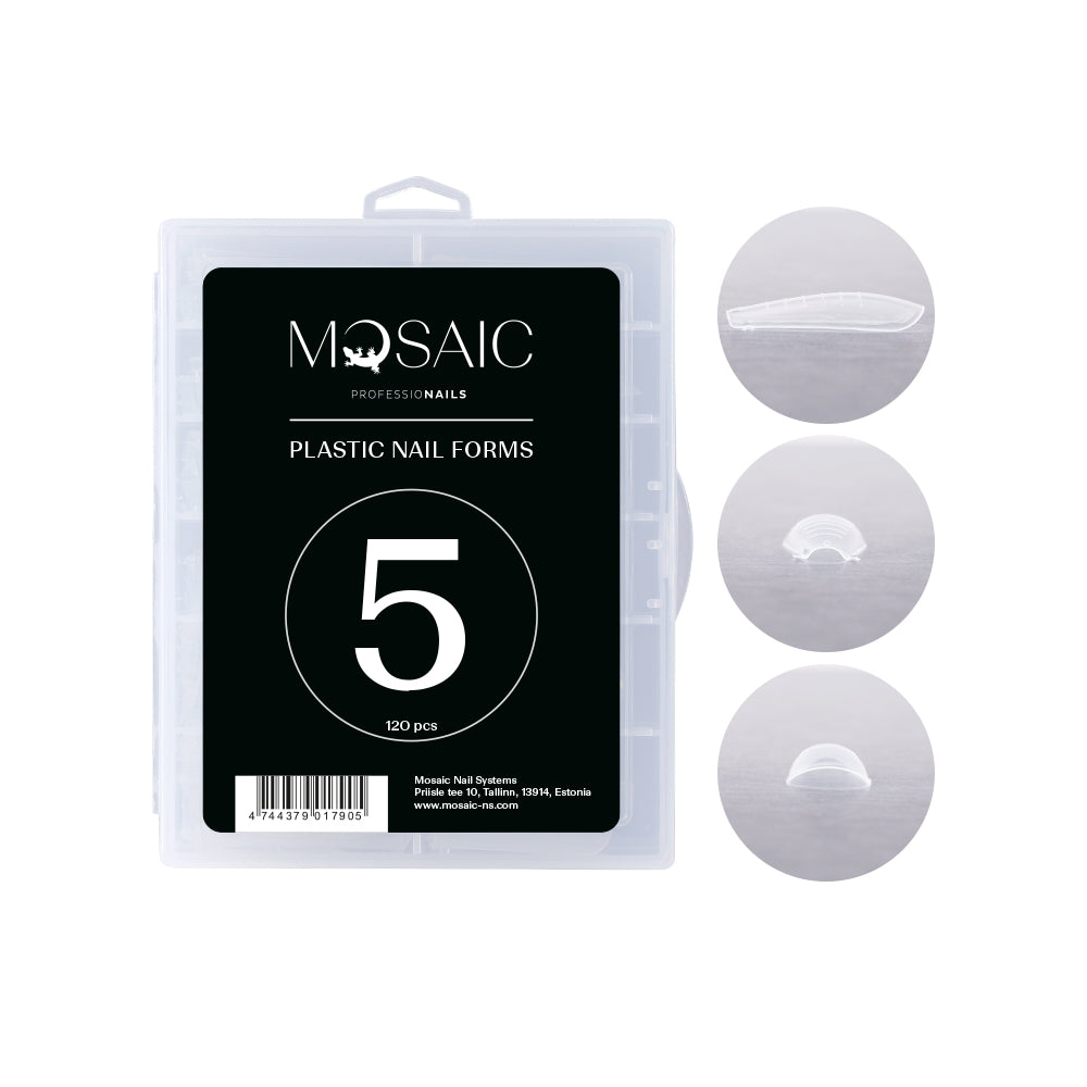 Plastic Nail Top Forms no.5