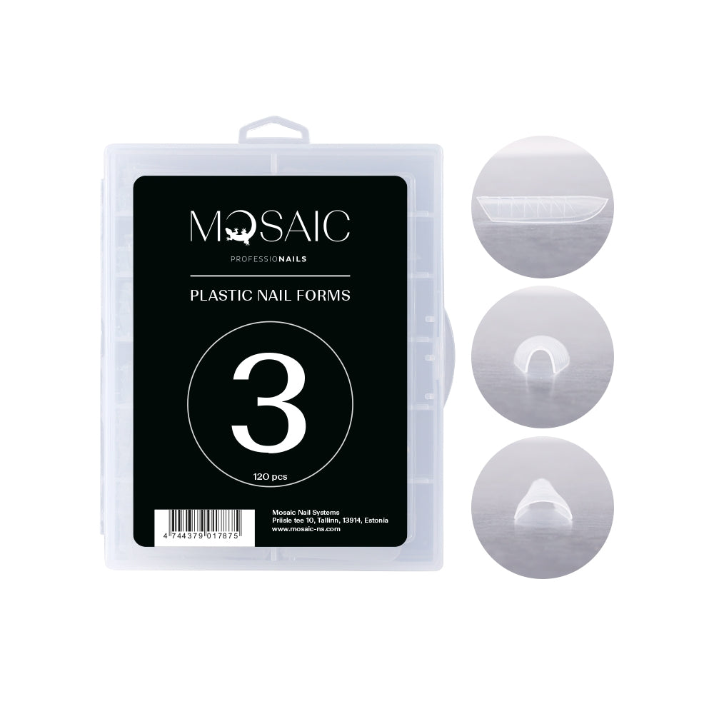 Plastic Nail Top Forms no.3