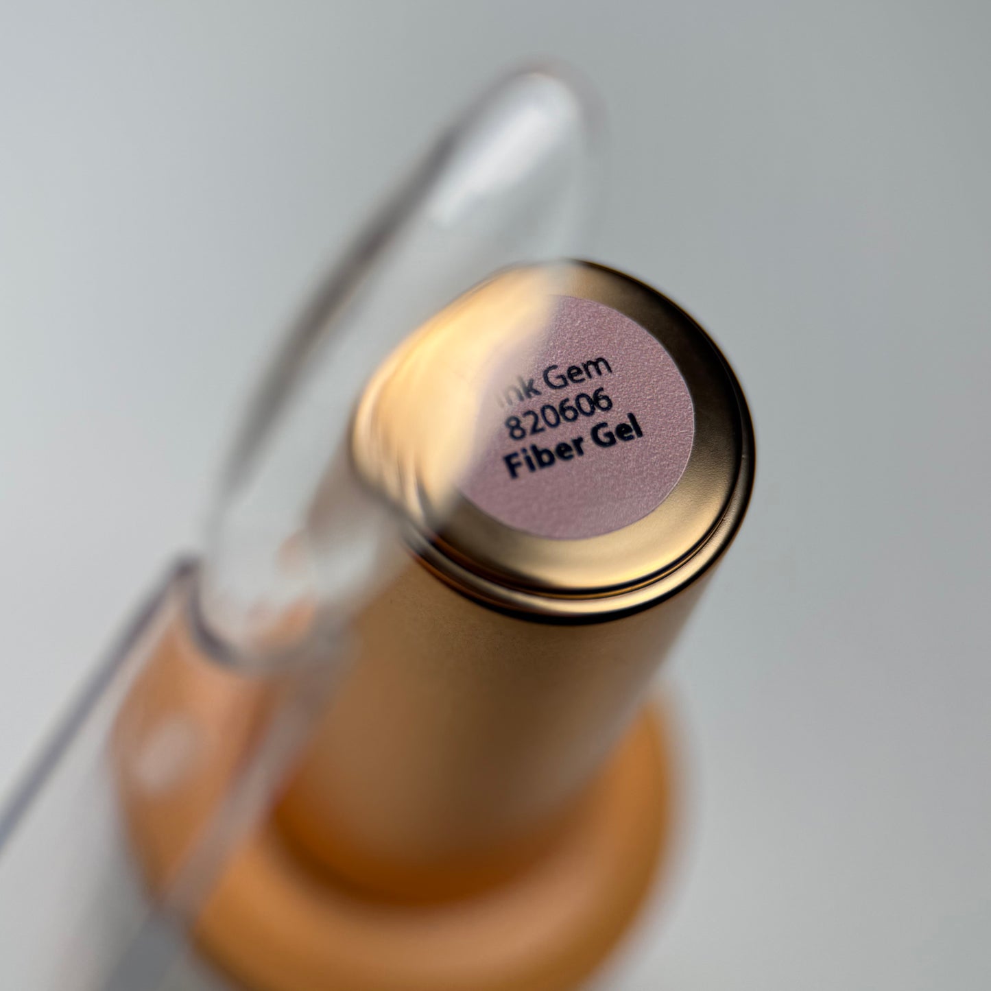 PINK GEM clear fiber gel — #820606 15ml