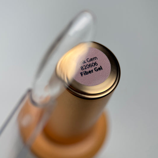 PINK GEM clear fiber gel — #820606 15ml
