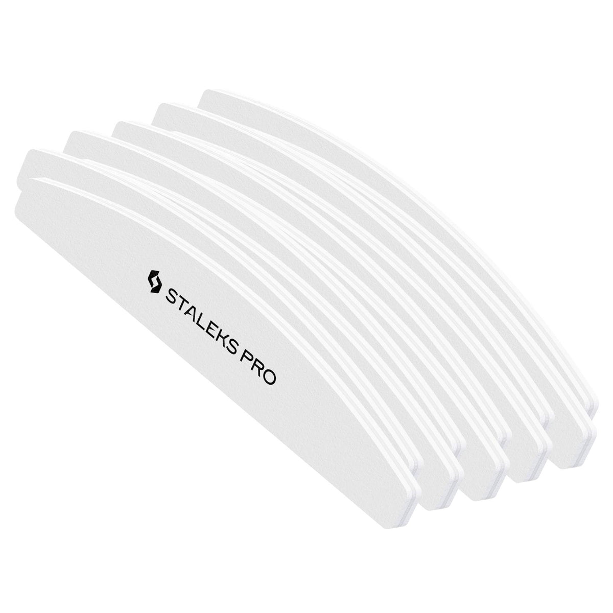 STALEKS PRO EXPERT Neglefil Halvmåne 100/180 grit - 10 stk.