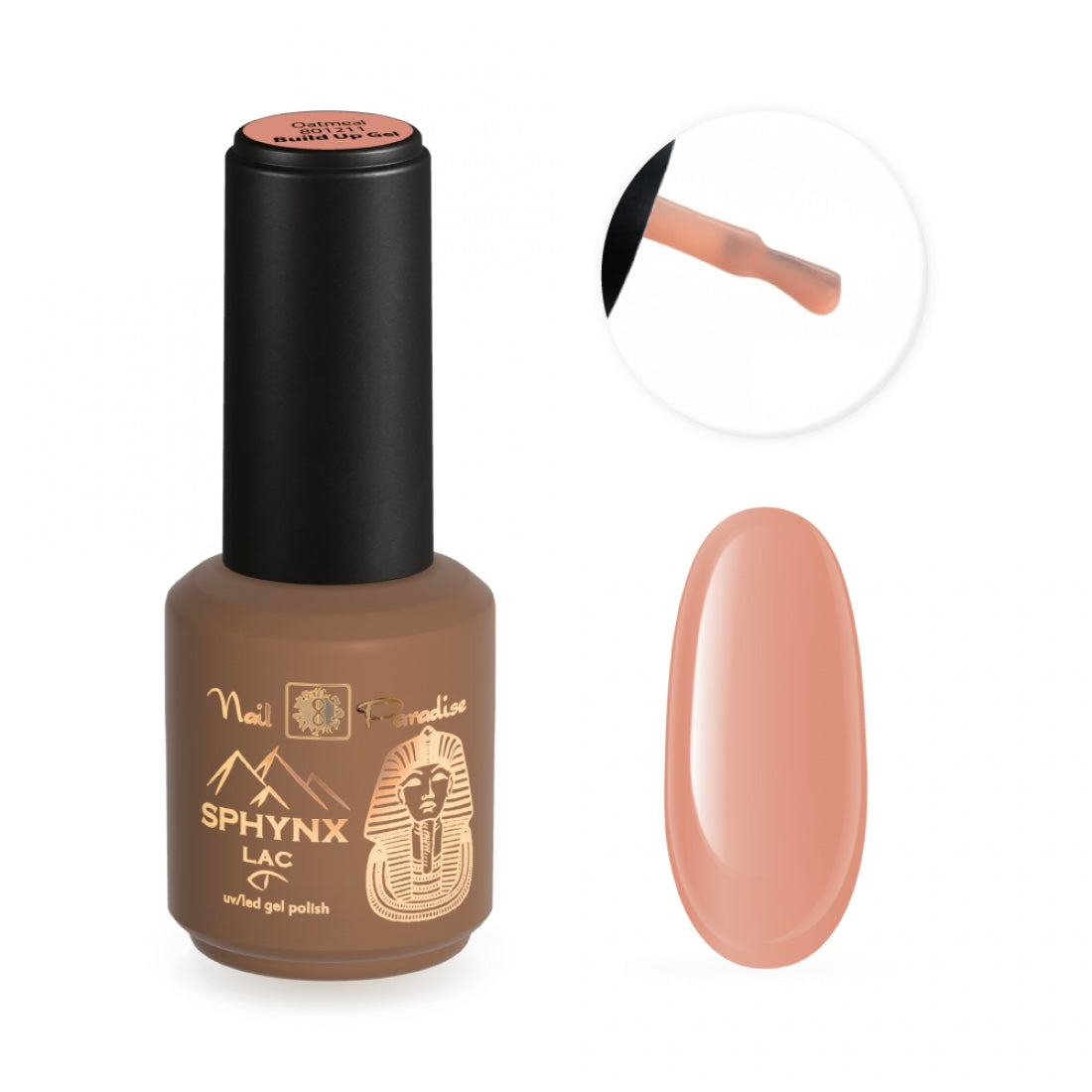 BUILD UP GEL i flaske 801211 - OATMEAL 15ML
