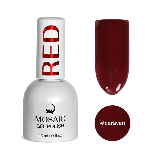 Gel polish red collection- CARAVAN 15 ml TPO FREE