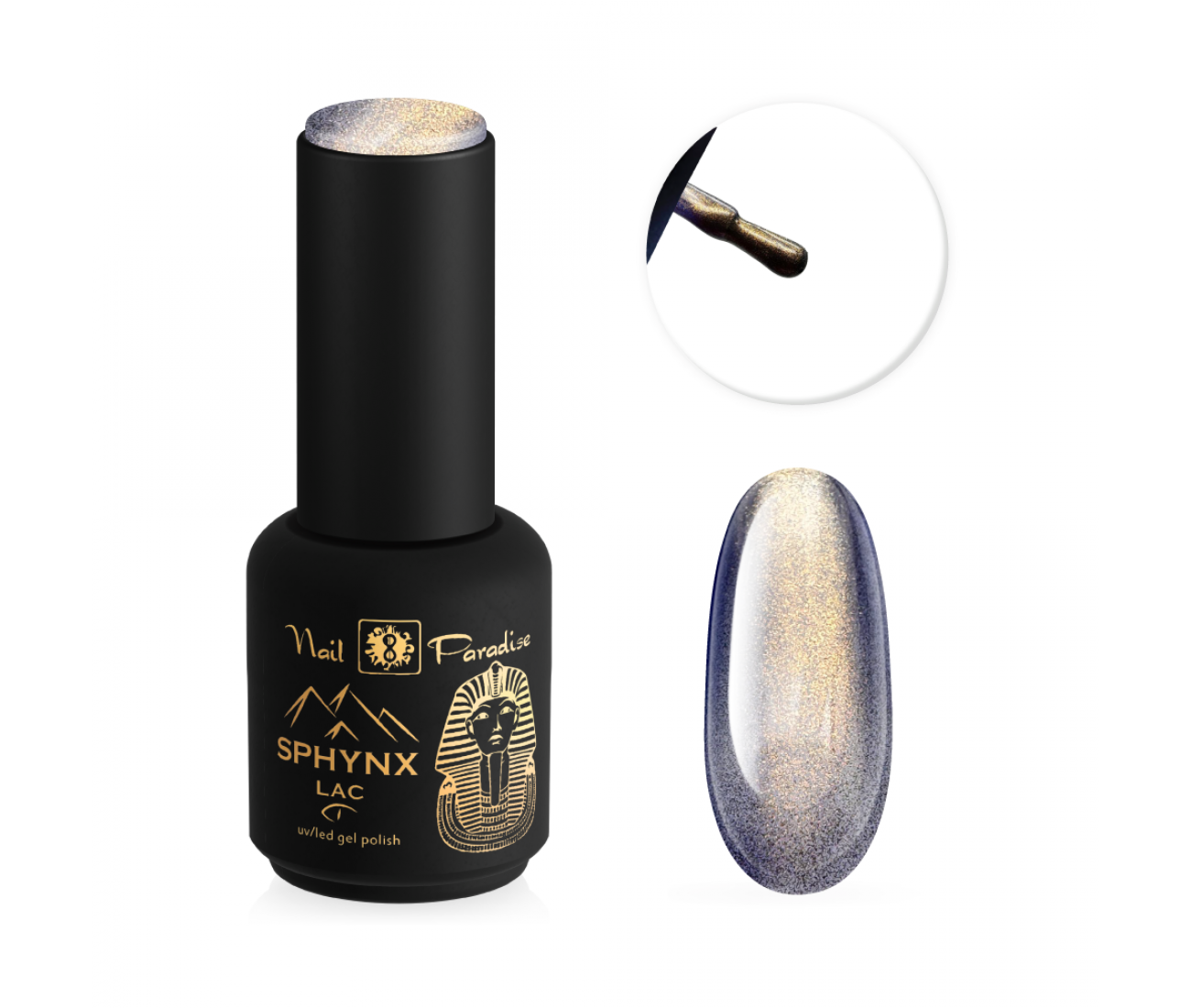 SPHYNX LAC CAT EYE GEL POLISH 911006 - SHINING APATITE 10ML