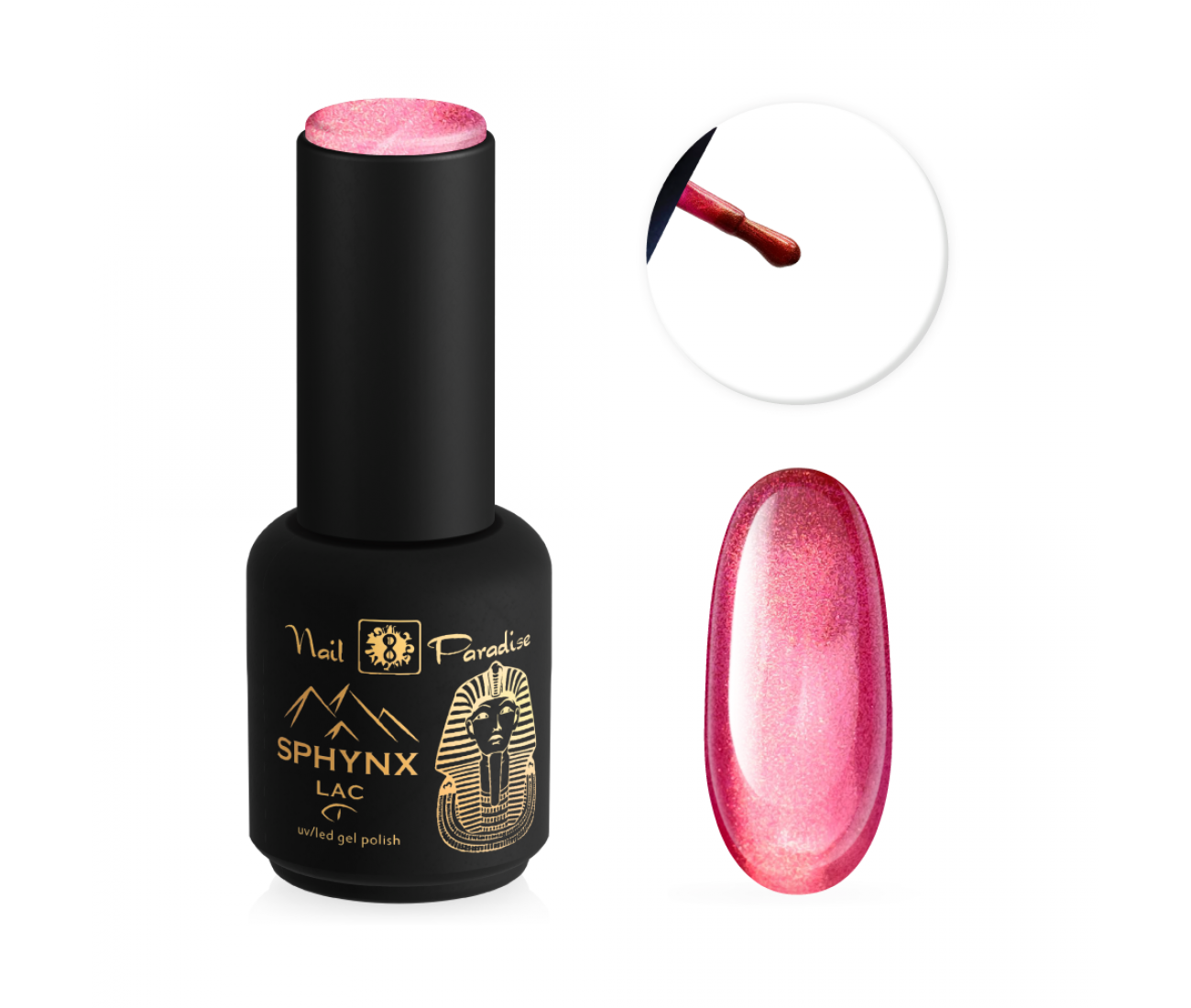 SPHYNX LAC CAT EYE GEL POLISH 911004 - GOLDEN PETAL 10ML