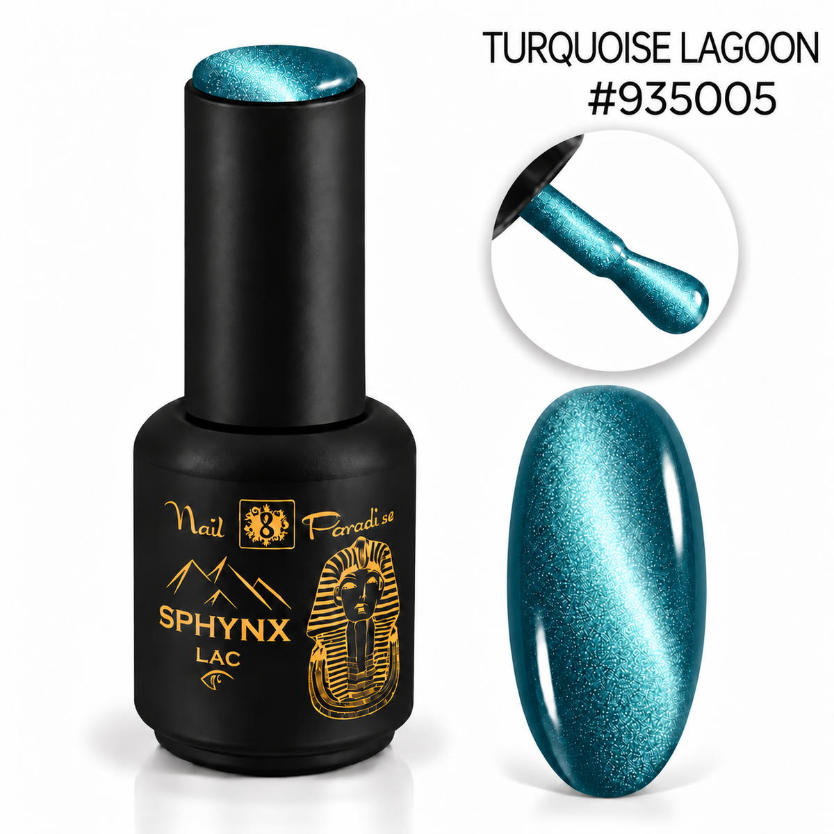 TURQUOISE LAGOON — 935005
Cat Eye Gel Polish · 10 ml
