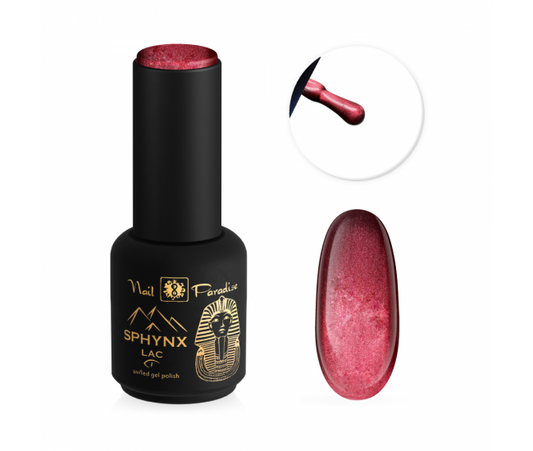 SPHYNX LAC CAT EYE GEL POLISH 918004 - RUBY NOCTURNE 10ML