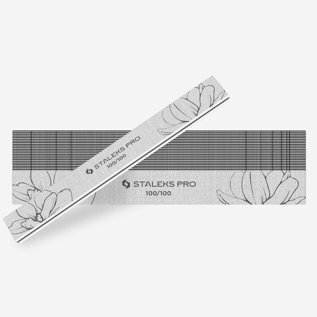 STALEKS PRO EXPERT Rett Neglefil 100/100 grit (25 stk)