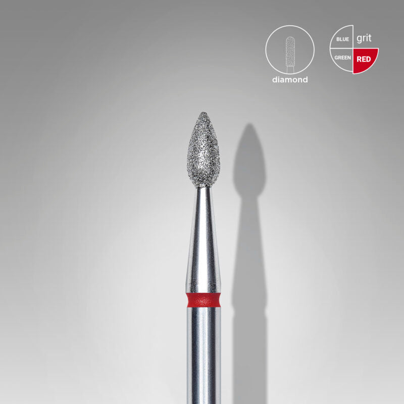 Drillbit Dråpeform - 2,3mm / 5mm - Fin grit (FA40R023/5)