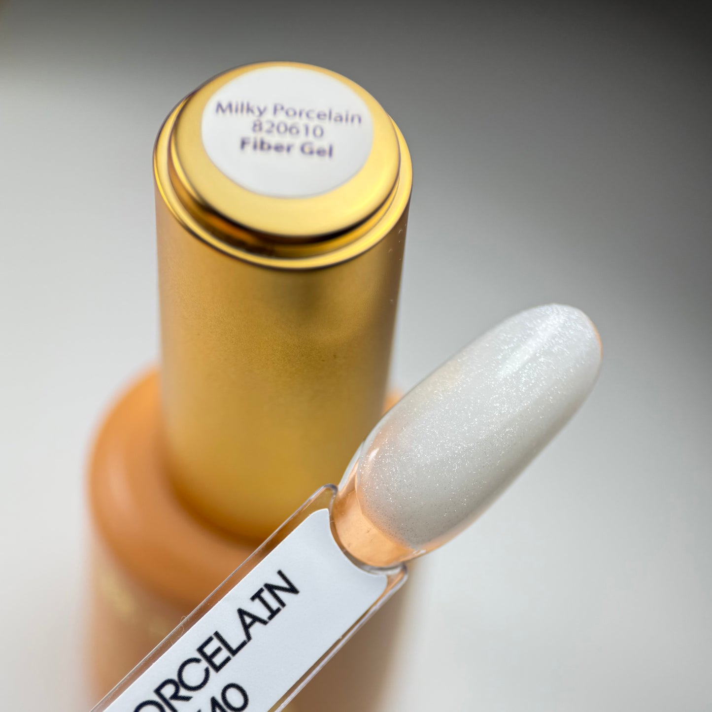 MILKY PORCELAIN fiber gel — #820610  15ml