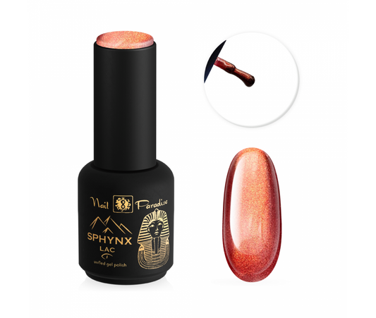 SPHYNX LAC CAT EYE GEL POLISH 911005 - BURGUNDY DAWN 10ML