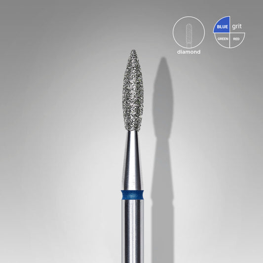 Drillbit Flamme - 2,1mm / 8mm - Medium grit (Spiss type) (FA11B021/8)