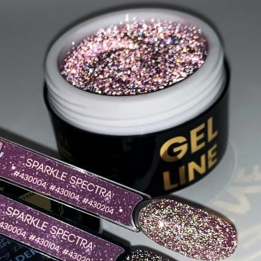 FLICKERING DARK LINE BUILDER GEL 430 004- SPARKLE SPECTRA 15ML