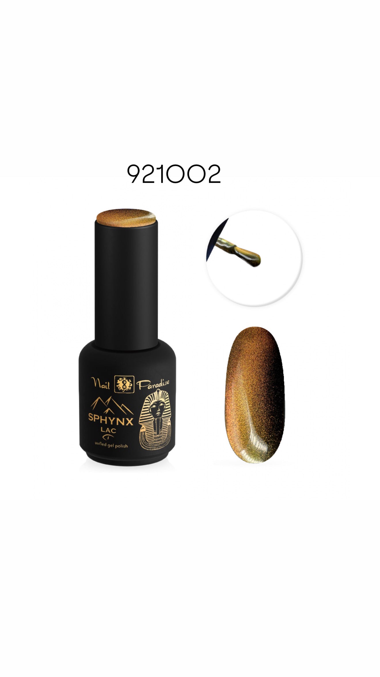 SPHYNX LAC CAT EYE GEL POLISH - BRONZE TEMPTATION 10ML 921002