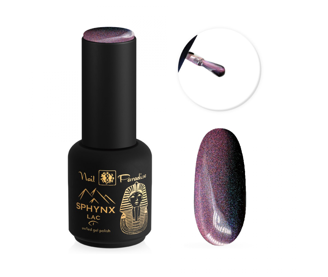 SPHYNX LAC CAT EYE GEL POLISH - ⁠ONYX SPEEL 10ML 921004
