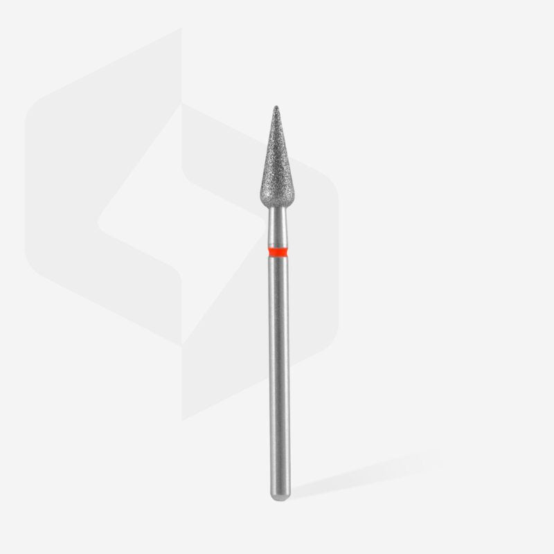 Drillbit Spiss Pæreform - 4mm / 12mm - Fin grit (FA100R040/12)