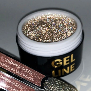 FLICKERING DARK LINE BUILDER GEL 430 003 - SHIMMER SHEEN 15ML