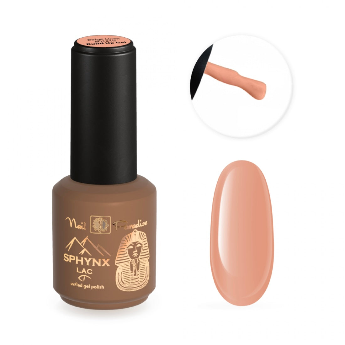BUILD UP GEL  i 801210 - BEIGE LINEN 15ML