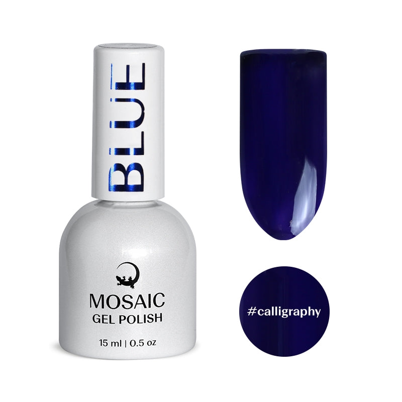 Gel polish BLUE collection-CALLIGRAPHY 15ml TPO FREE
