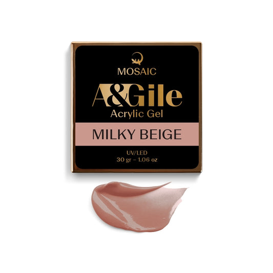 A&Gile Acrylic Gel - MILKY BEIGE 30 gr