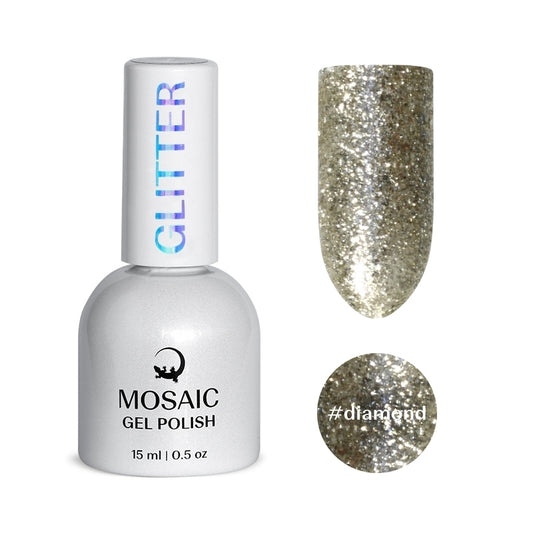 Gel Polish GLITTER collection- DIAMOND 15ml TPO free