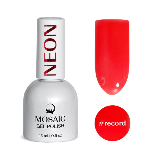Gel Polish NEON Collection - RECORD 15ml TPO &amp; HEMA free