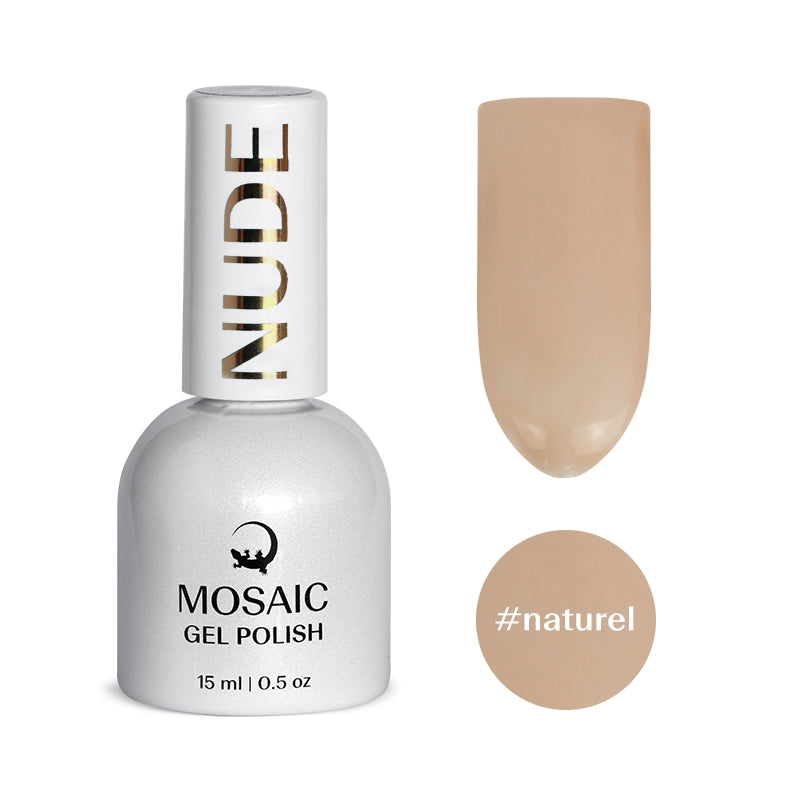 Gel Polish NUDE Collection - NATURAL 15ml