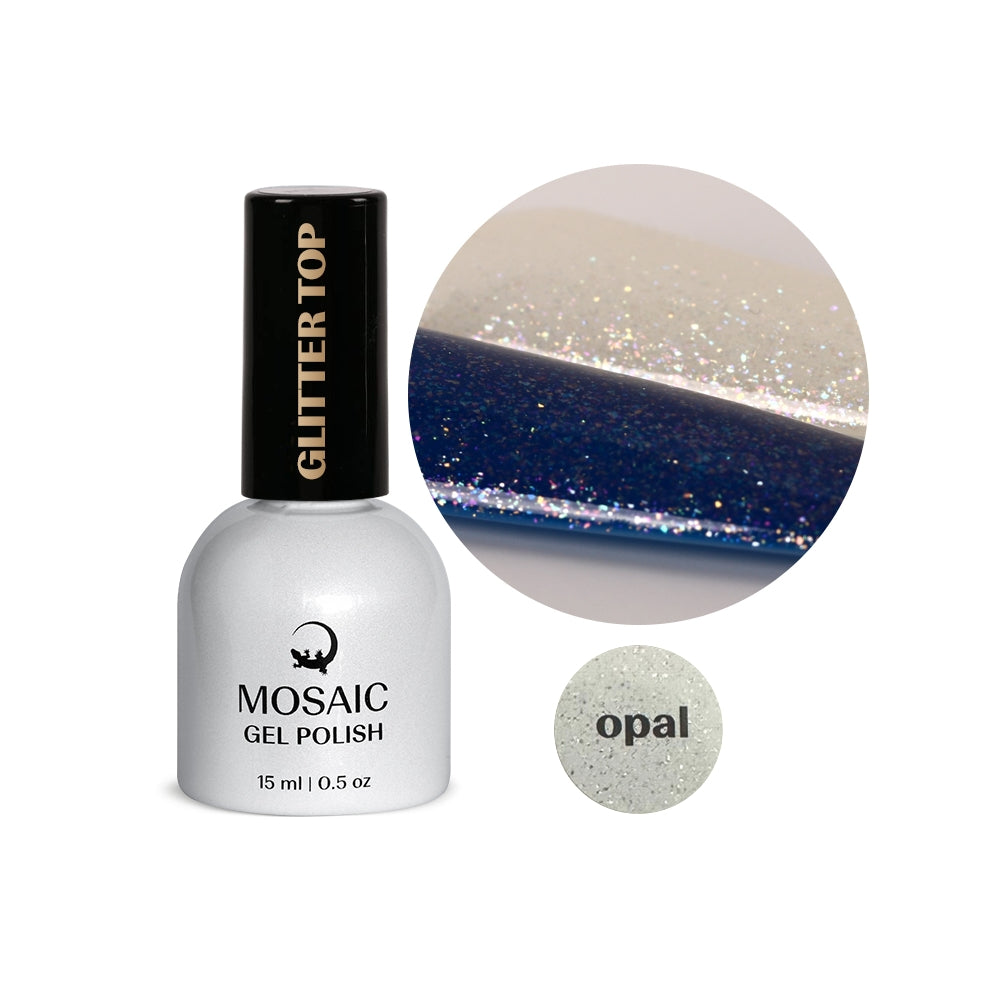 SPARK glitter top gel OPAL 15ml TPO free