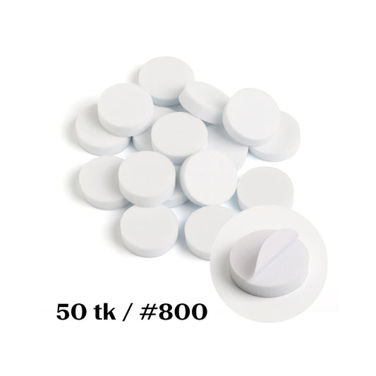 Replaceable Buffing Disc #800 grit - 15mm. 50 pcs.