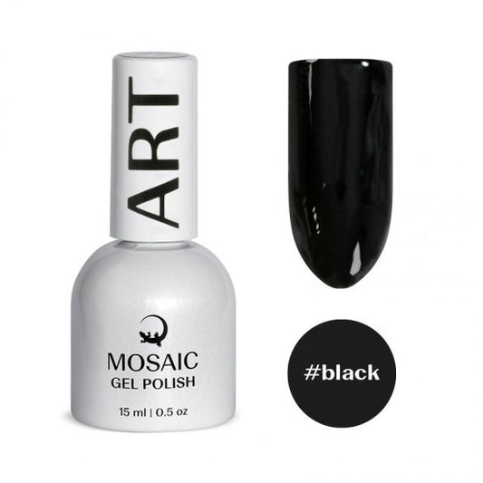 Gel Polish ART Collection - BLACK 15ml TPO &amp; HEMA free