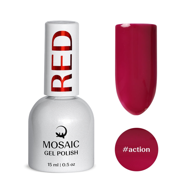 Gel Polish RED Collection - ACTION 15ml TPO free