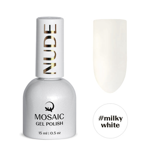 Gel Polish NUDE Collection - MILKY WHITE 15ml TPO &amp; HEMA free