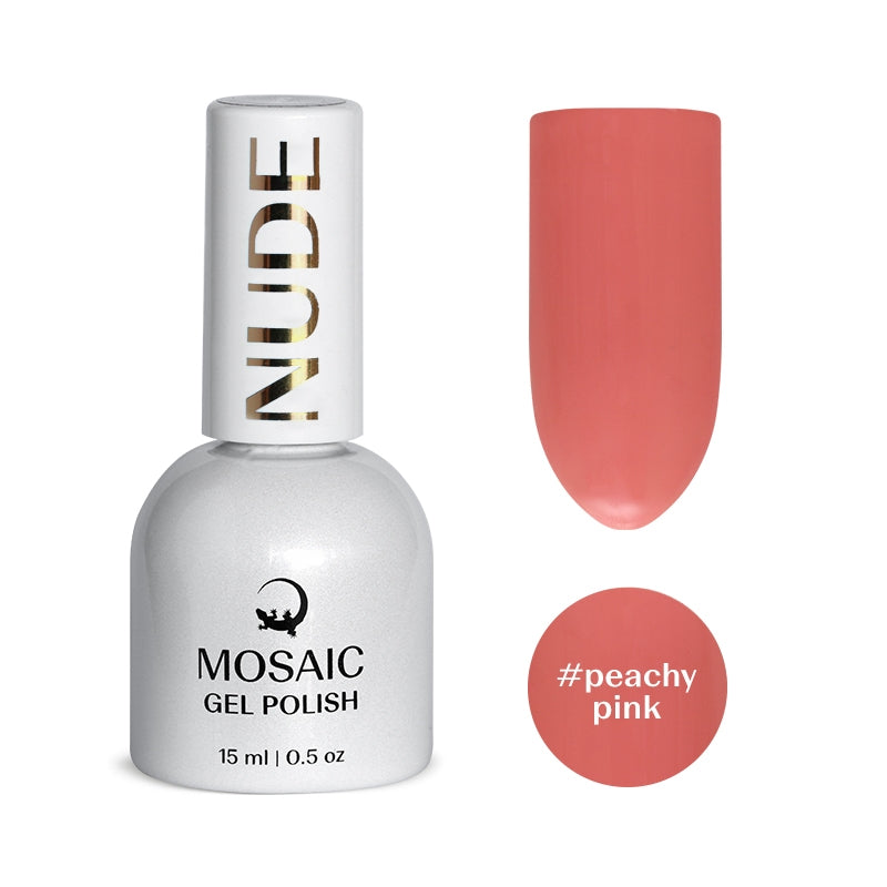 Gel Polish NUDE Collection - PEACHY PINK 15ml TPO free