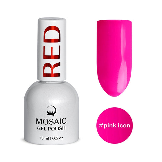 Gel Polish RED Collection - PINK ICON 15ml TPO free
