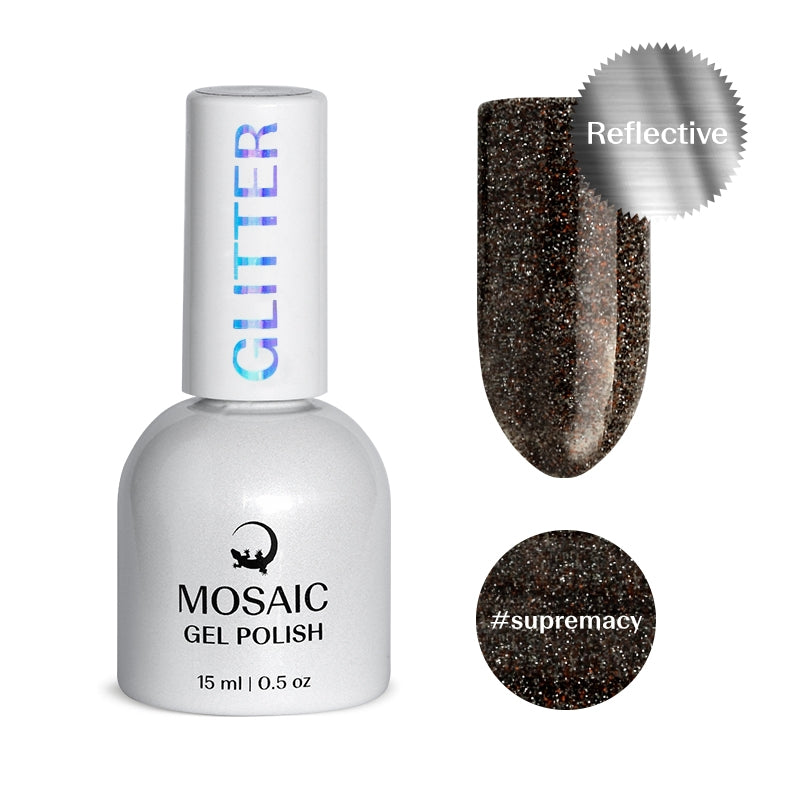 Gel Polish GLITTER Collection - SUPREMACY 15ml TPO FREE