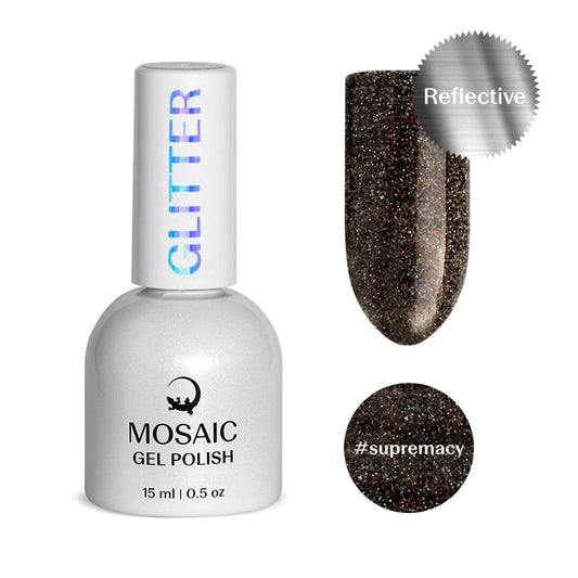 Gel Polish GLITTER Collection - SUPREMACY 15ml TPO FREE